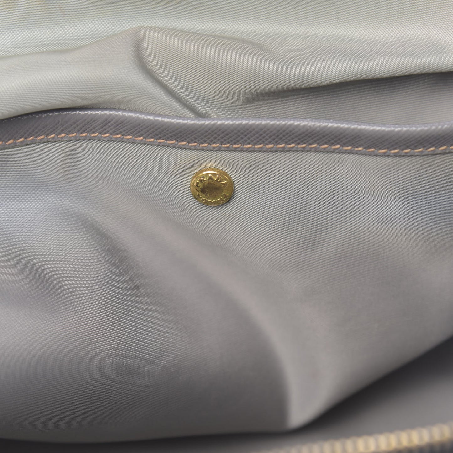 Saffiano Tessuto Nylon Tote Petrolio