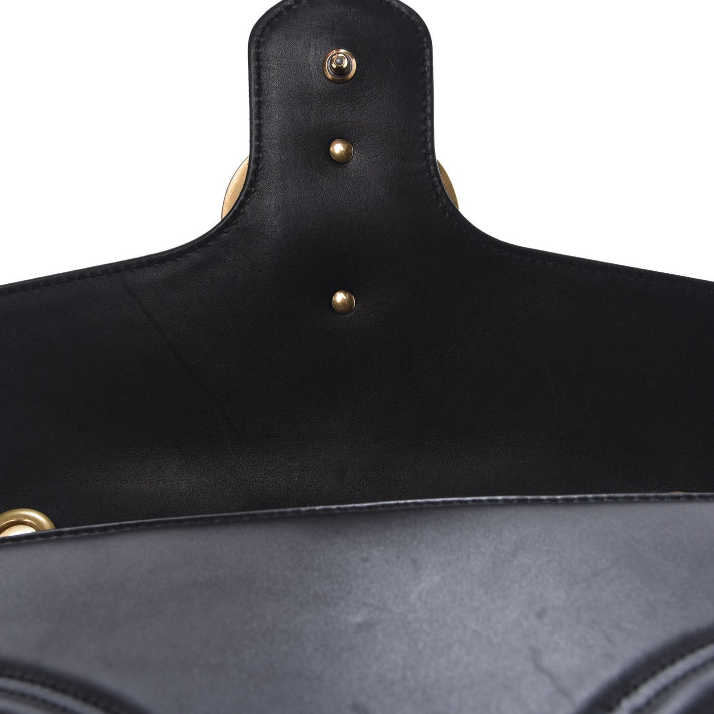 Calfskin Matelasse Medium GG Marmont Shoulder Bag Black