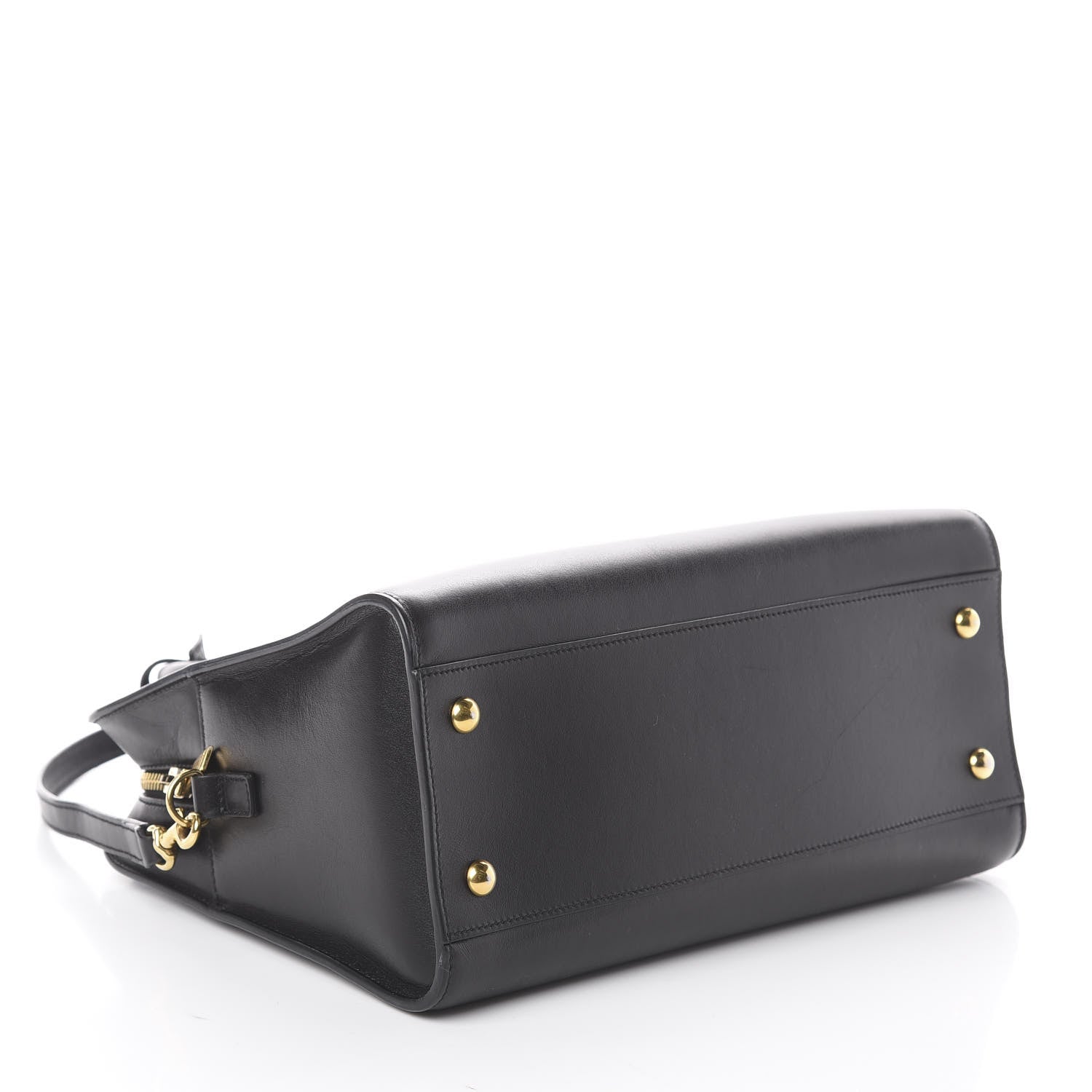 Saint Laurent Smooth Calfskin Small Monogram Cabas Black 3 of 8