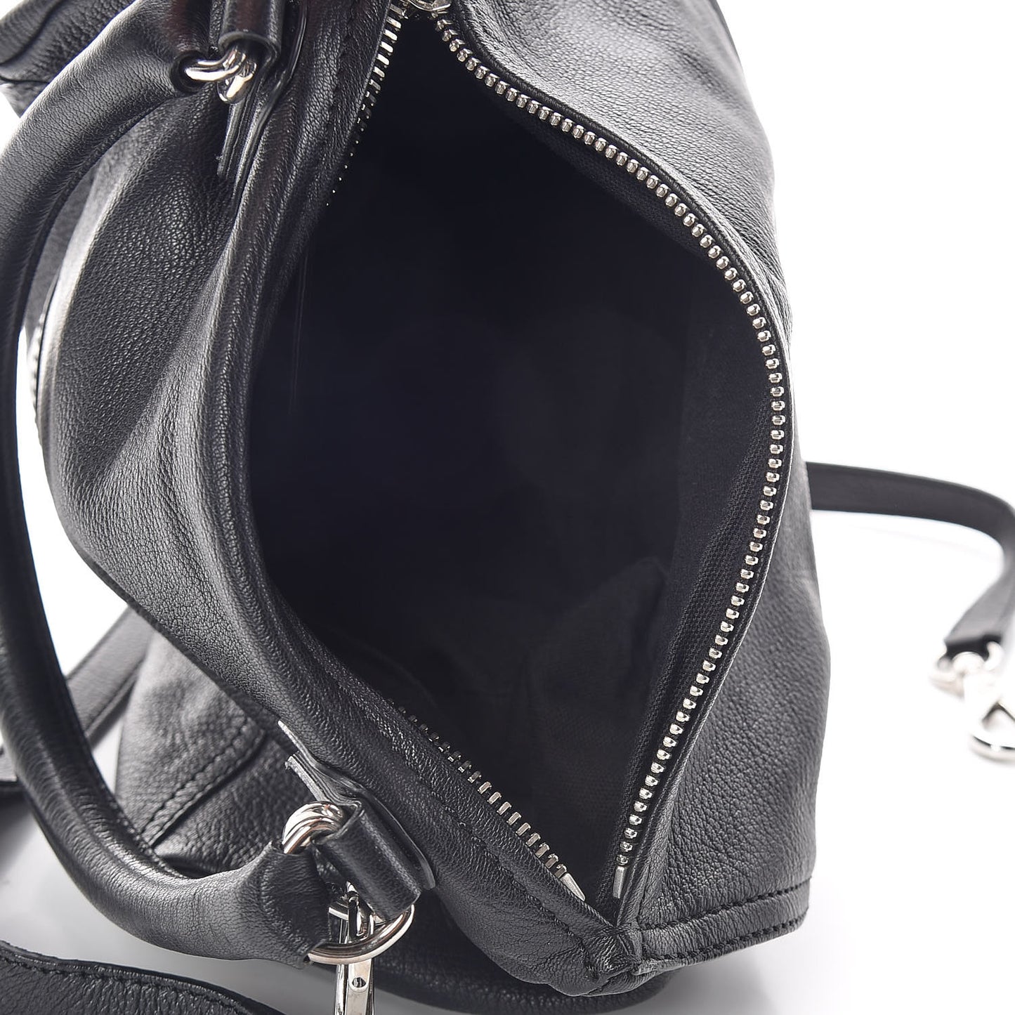 Sugar Goatskin Small Pandora Black