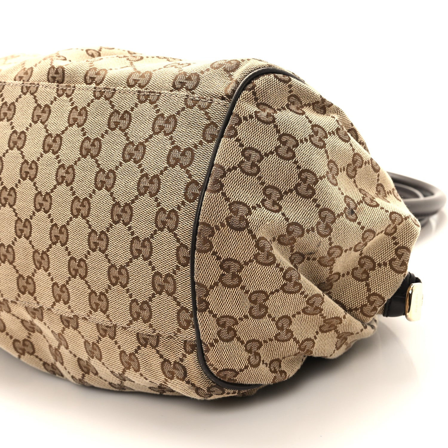 Gucci Monogram Medium Sukey Boston Bag Dark Brown 10 of 11