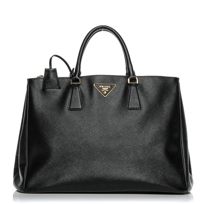 Prada Saffiano Large Galleria Double Zip Tote Black 1 of 20