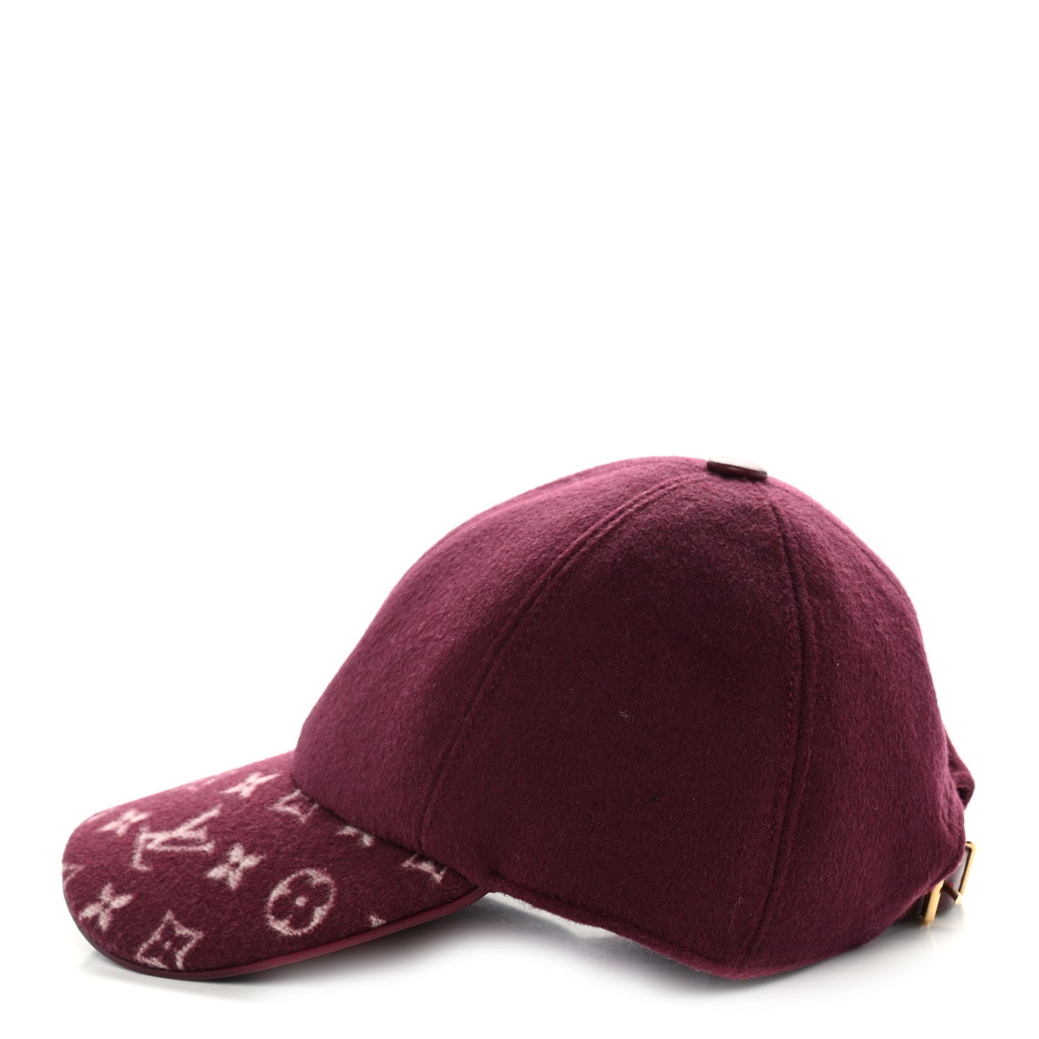 Louis Vuitton Wool Silk Monogram Endless Cap L Bordeaux 4 of 8