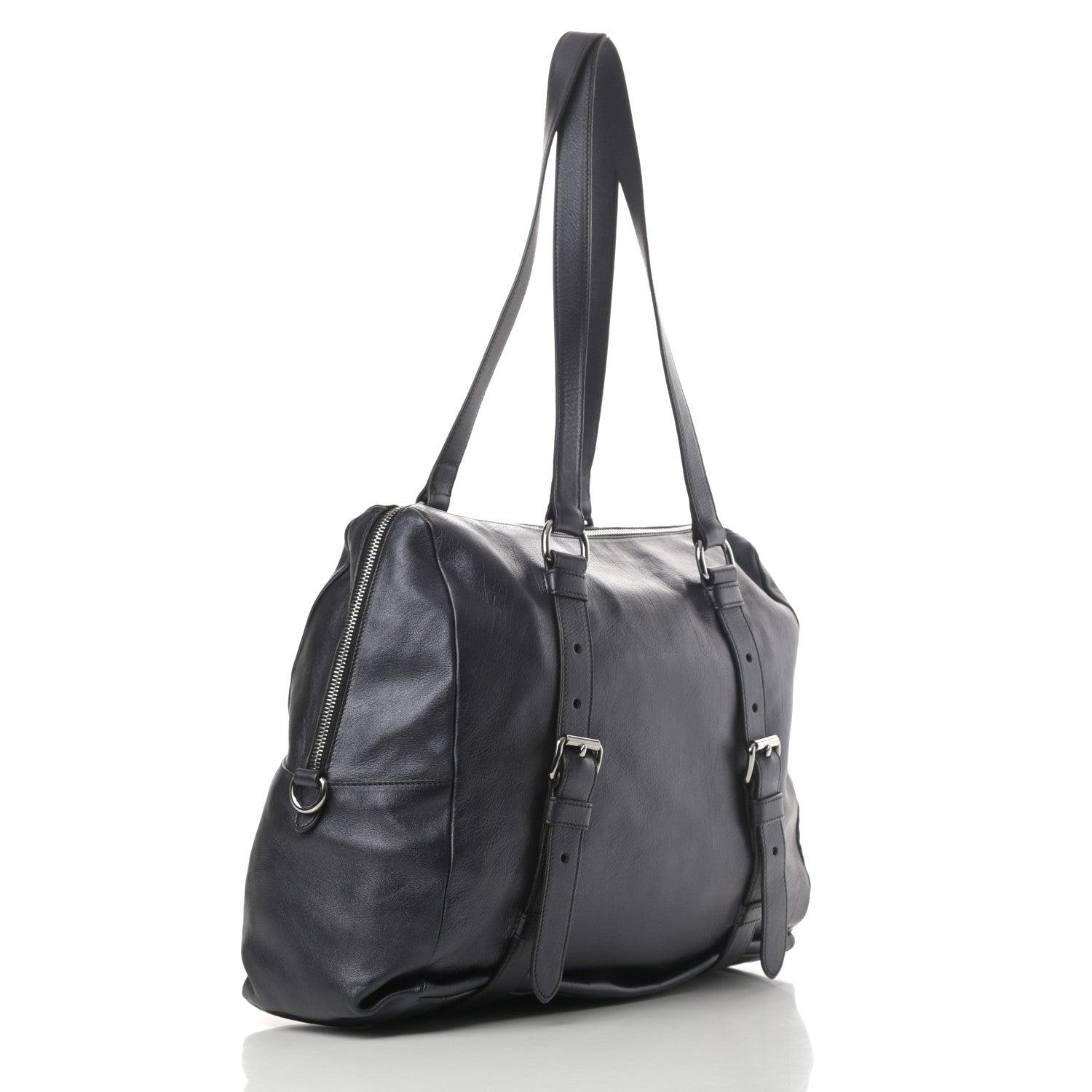 Prada Vitellino Mordo Shoulder Bag Anthracite 3 of 11