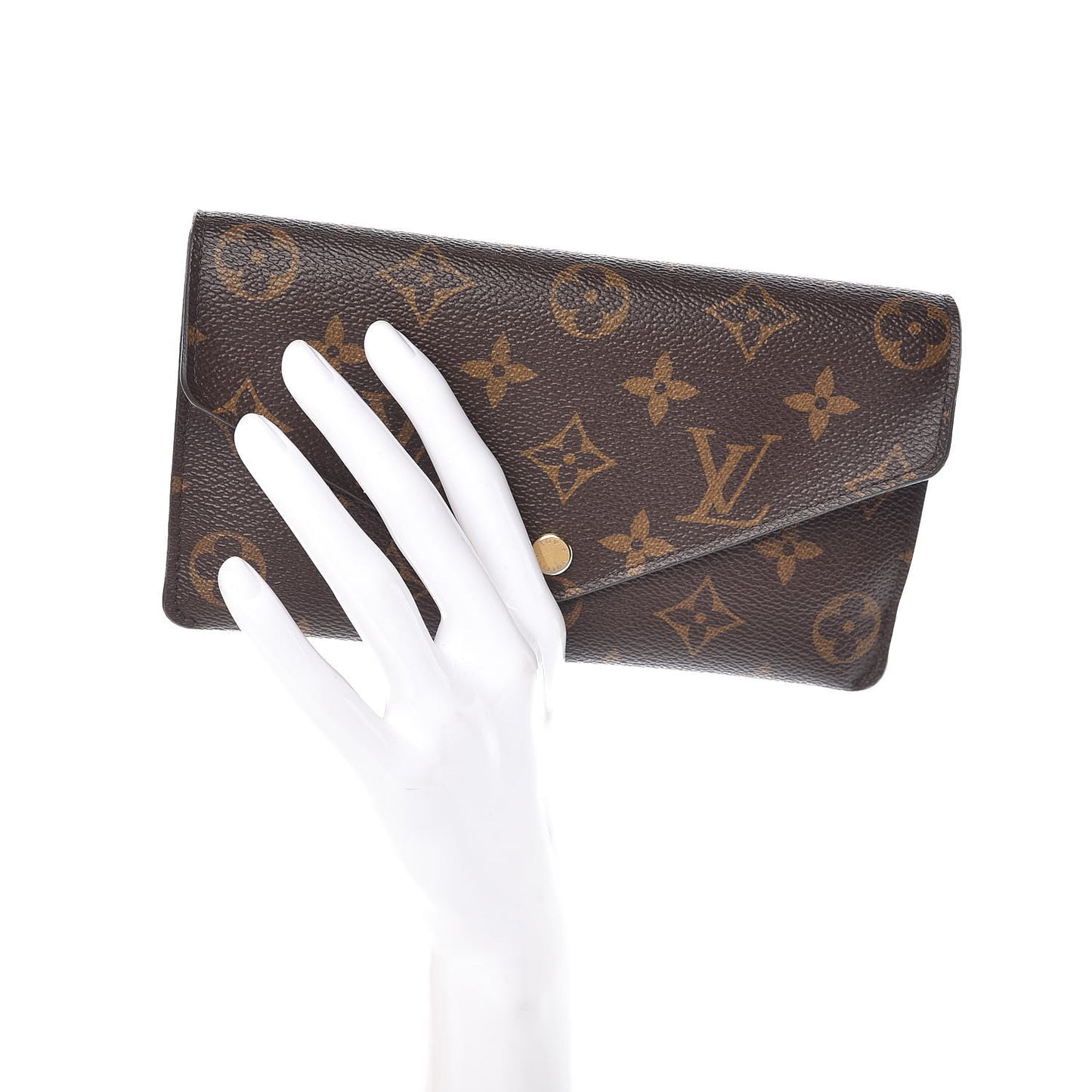 Monogram Jeanne Wallet Rose Ballerine
