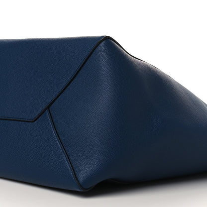 Celine Soft Grained Calfskin Medium Belt Cabas Phantom Deep Blue 10 of 10