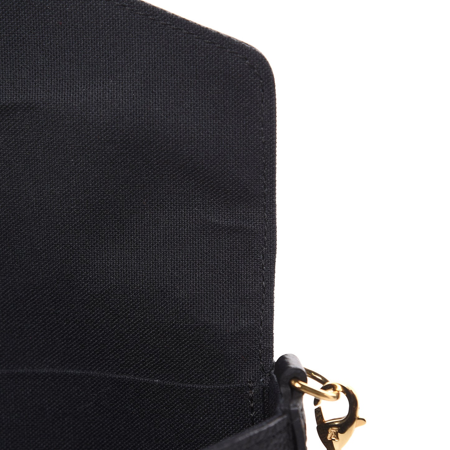 Empreinte Pochette Felicie Chain Wallet Black