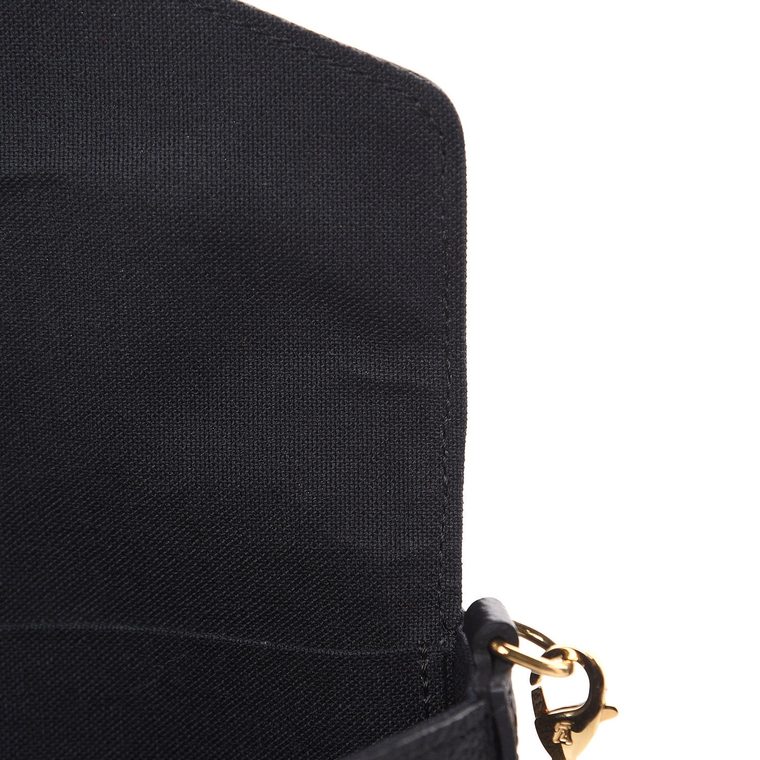 Louis Vuitton Empreinte Pochette Felicie Chain Wallet Black 14 of 16