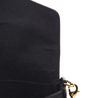 Louis Vuitton Empreinte Pochette Felicie Chain Wallet Black 14 of 16