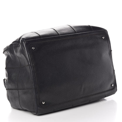 Chanel Caviar Square Stitched Bowler Black 4 of 10