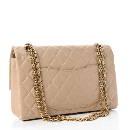 Chanel Aged Calfskin Quilted 2.55 Reissue 226 Flap Light Beige 3 of 14
