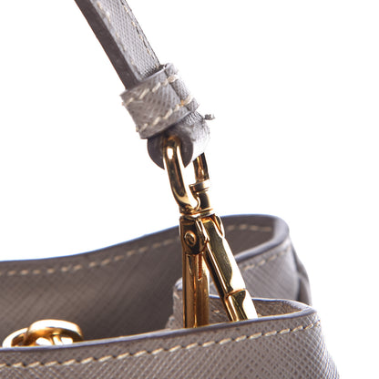 Prada Saffiano Lux Medium Tote Argilla 10 of 12
