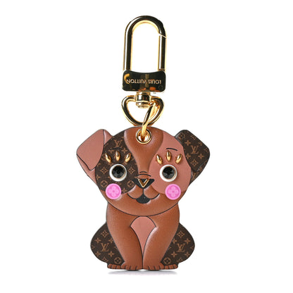 Louis Vuitton Monogram Puppy Bag Charm Key Holder 1 of 3
