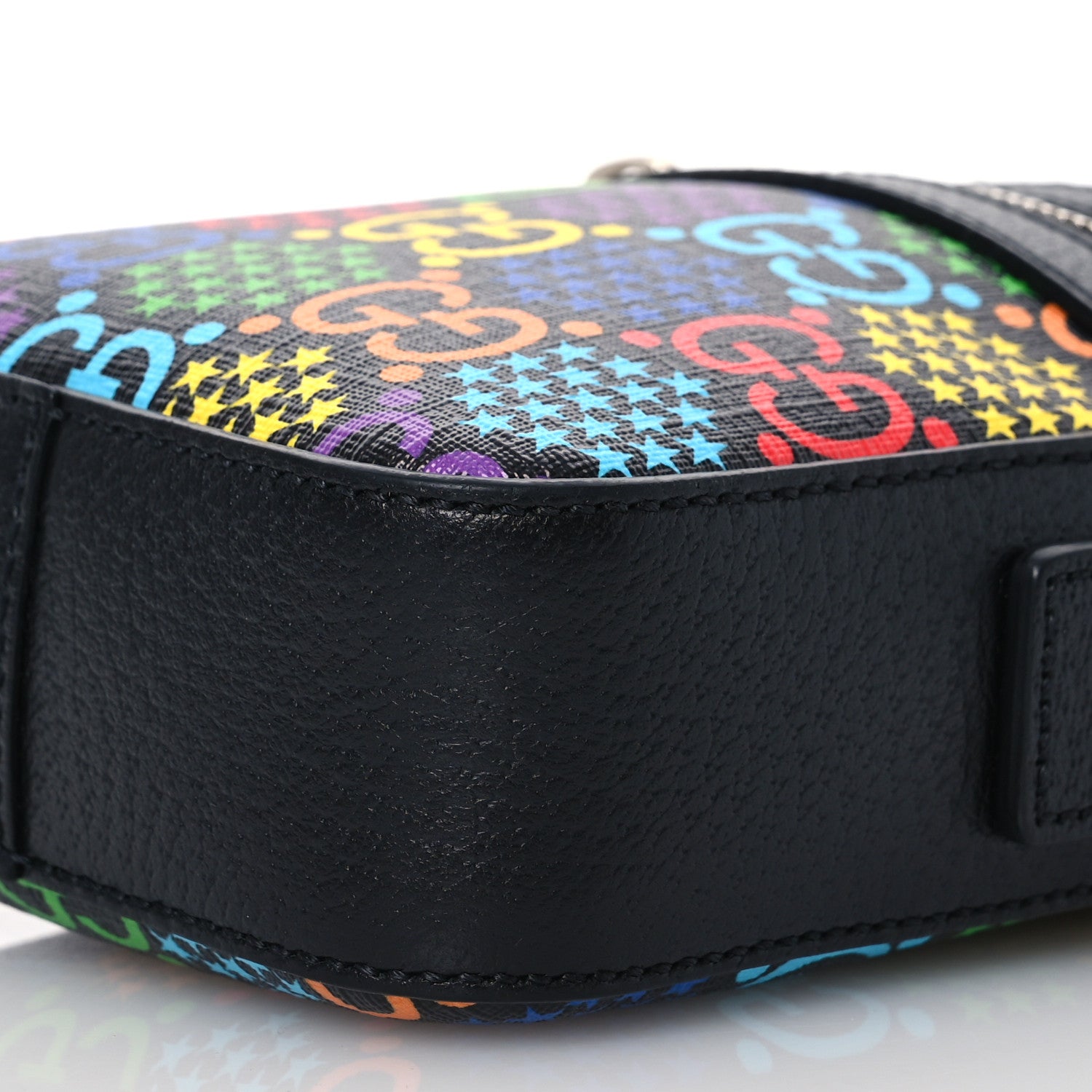 Gucci GG Supreme Monogram Psychedelic Messenger Bag Black 10 of 10