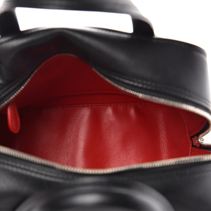 Balenciaga Shiny Day Calfskin XS Triangle Square Bag Black 5 of 10
