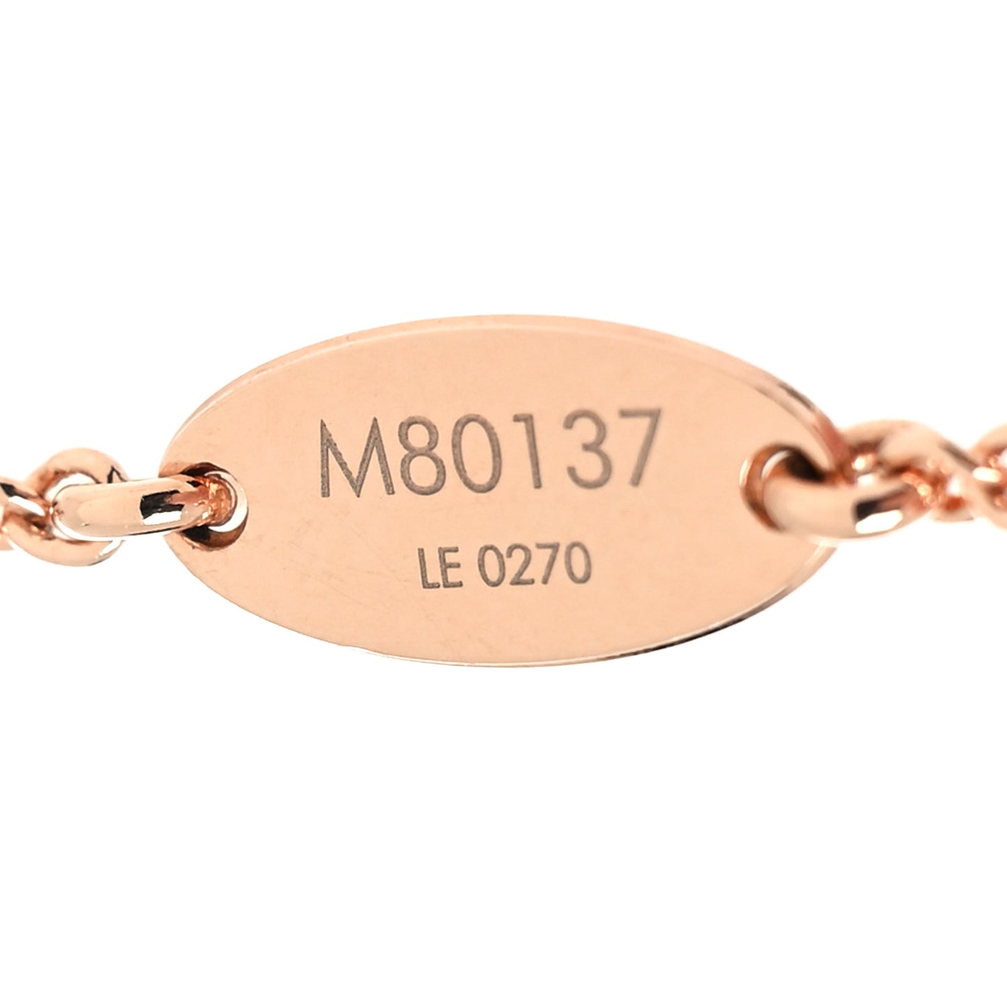 Essential V Necklace Rose Gold