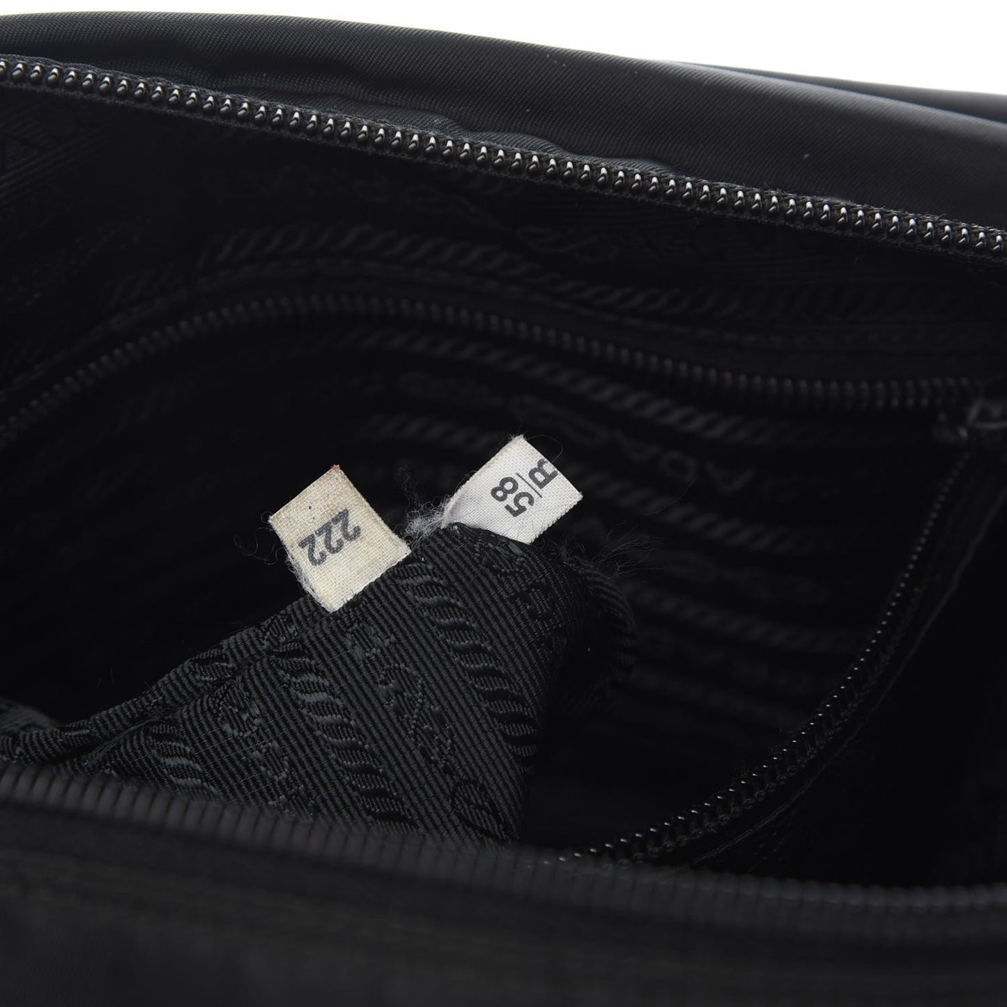Tessuto Nylon Vela Messenger Bag Black