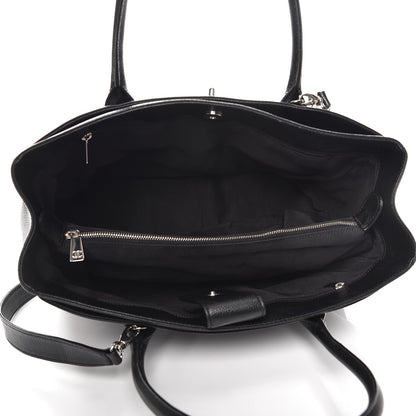 Chanel Calfskin Cerf Executive Shopper Tote Black 6 of 13