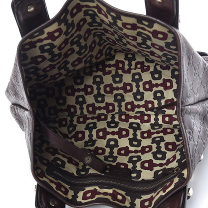Gucci Guccissima Small Pelham Shoulder Bag Chocolate 5 of 10