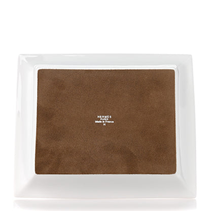 Hermes Porcelain Pegase Change Tray White 2 of 5