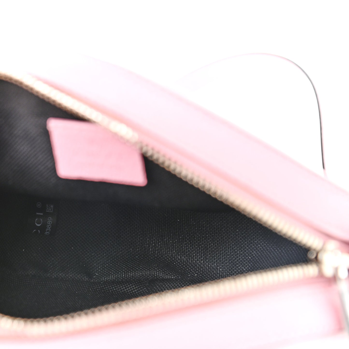 GG Supreme Monogram Psychedelic Round Shoulder Bag Black Multicolor Sugar Pink