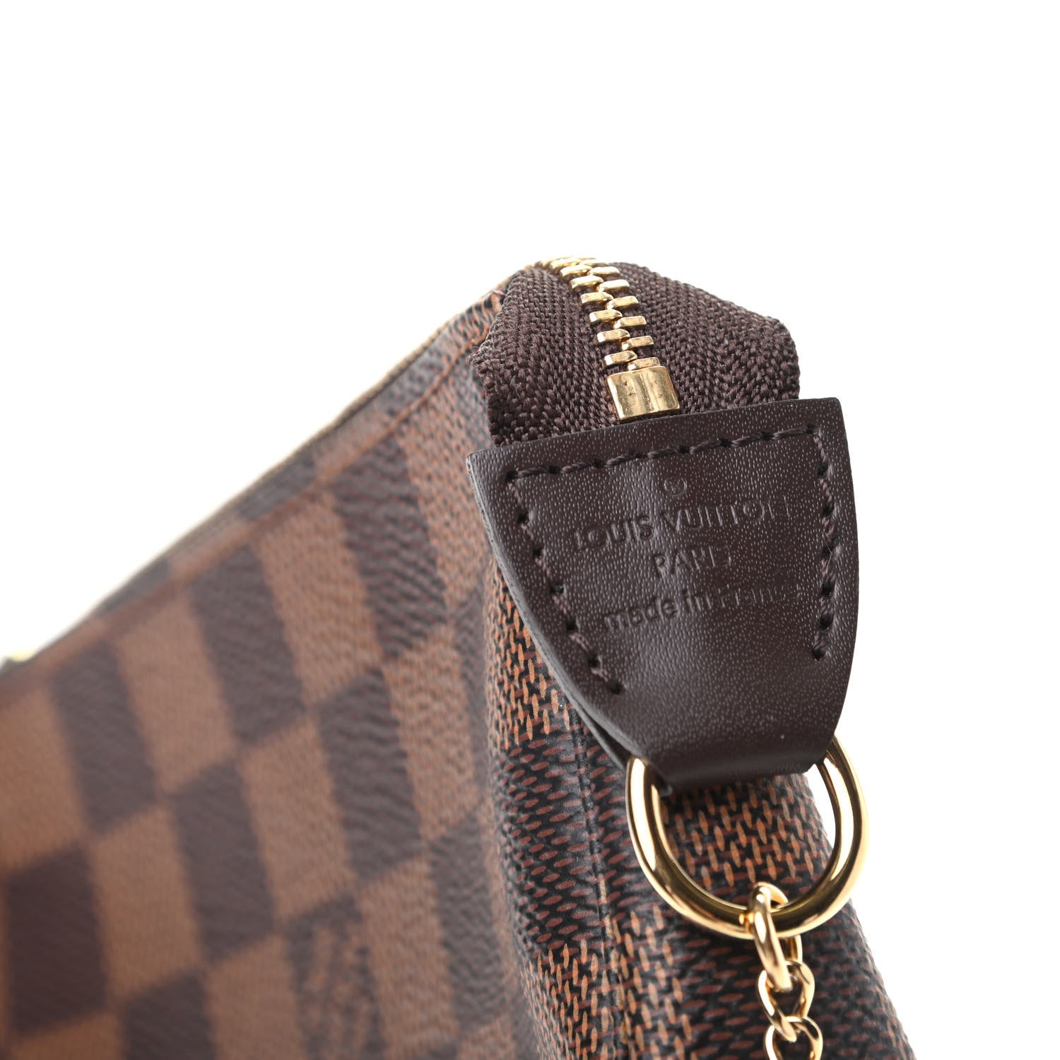 Louis Vuitton Damier Ebene Mini Pochette Accessories 6 of 9