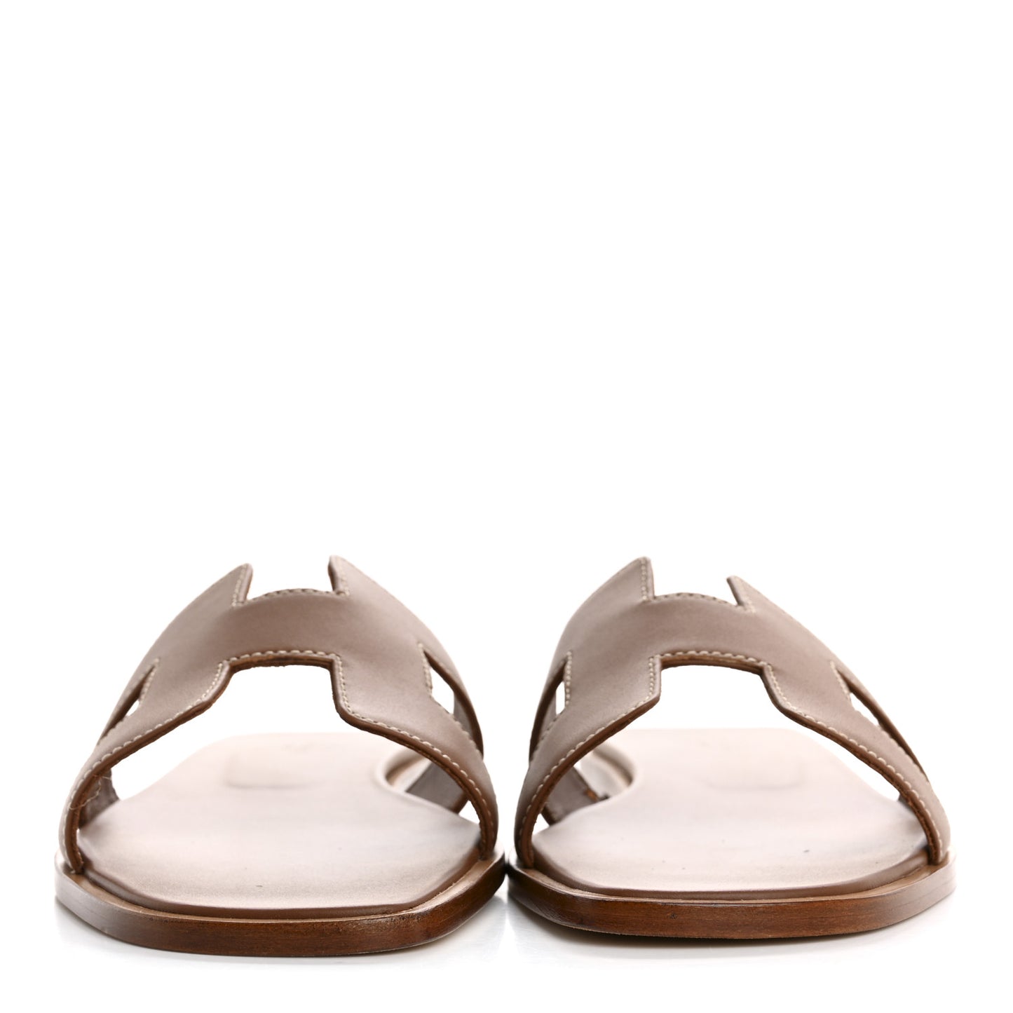 Box Calfskin Oran Sandals 39 Gold