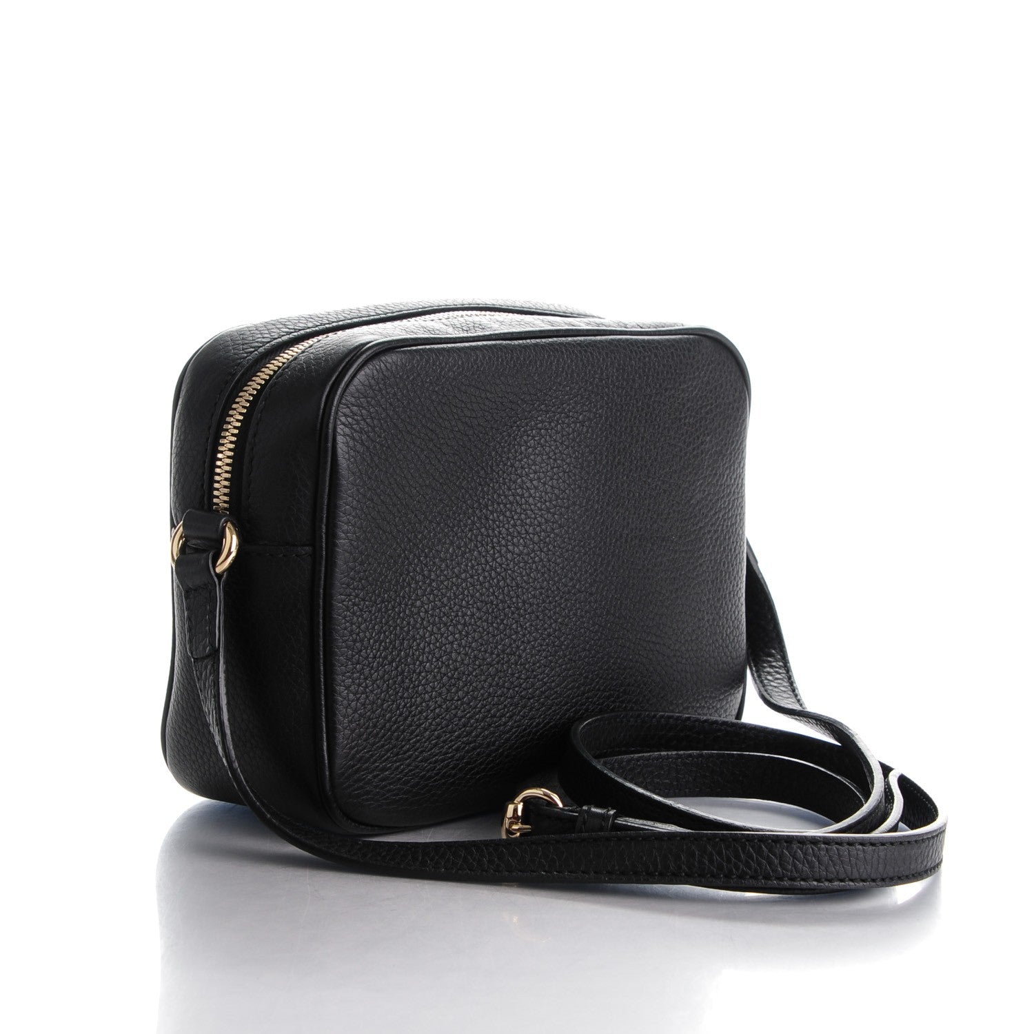 Gucci Pebbled Calfskin Small Soho Disco Bag Black 3 of 7