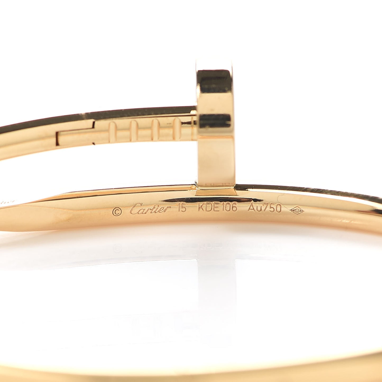 18K Yellow Gold Juste Un Clou Bracelet 15