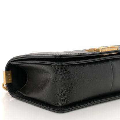 Chanel Caviar Quilted Medium Boy Flap Black 9 of 10