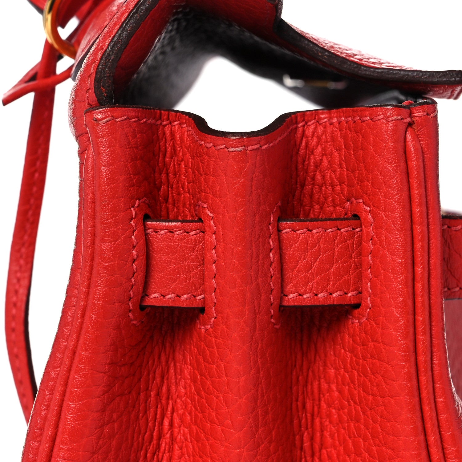 Hermes Taurillon Clemence Kelly Retourne 32 Rouge Casaque 14 of 39