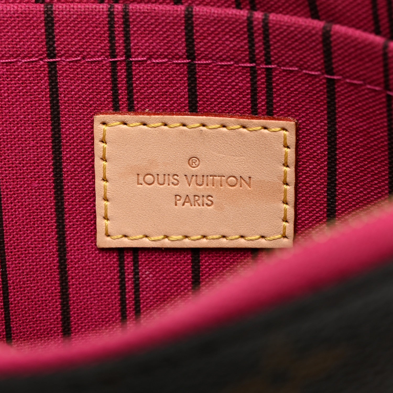 Louis Vuitton Monogram Neverfull MM GM Pochette Pivoine 6 of 7
