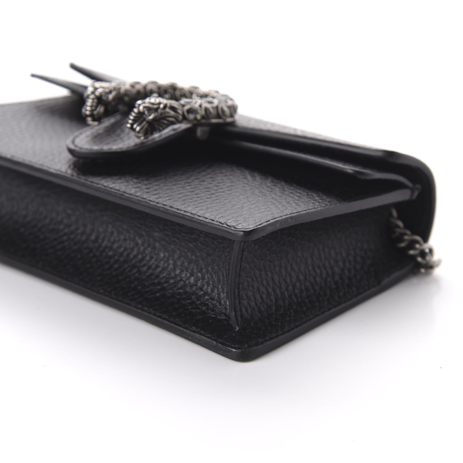 Gucci Calfskin Super Mini Dionysus Shoulder Bag Black 7 of 10