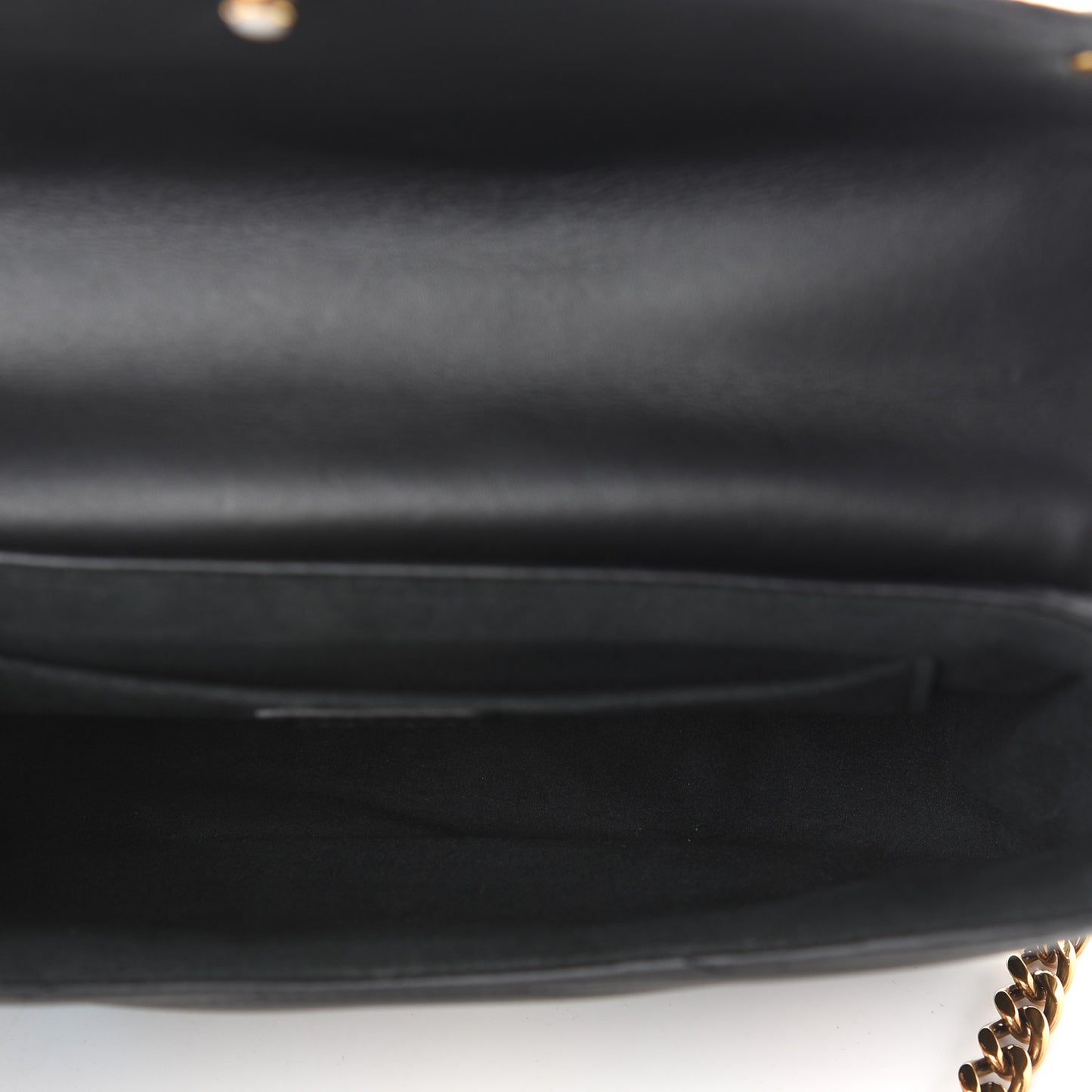 Calfskin Embroidered New Wave Chain MM Black