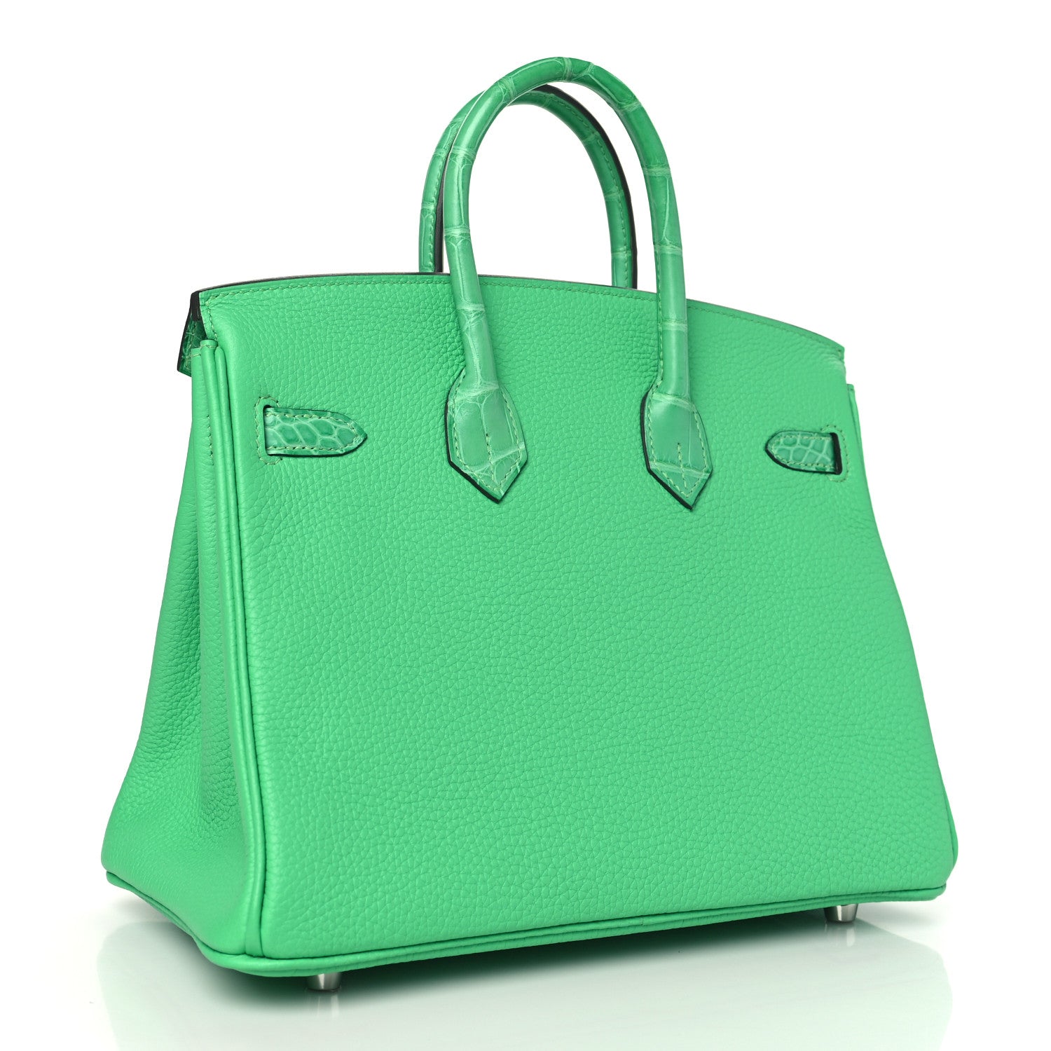 Hermes Togo Matte Alligator Birkin Touch 25 Vert Comics 3 of 10