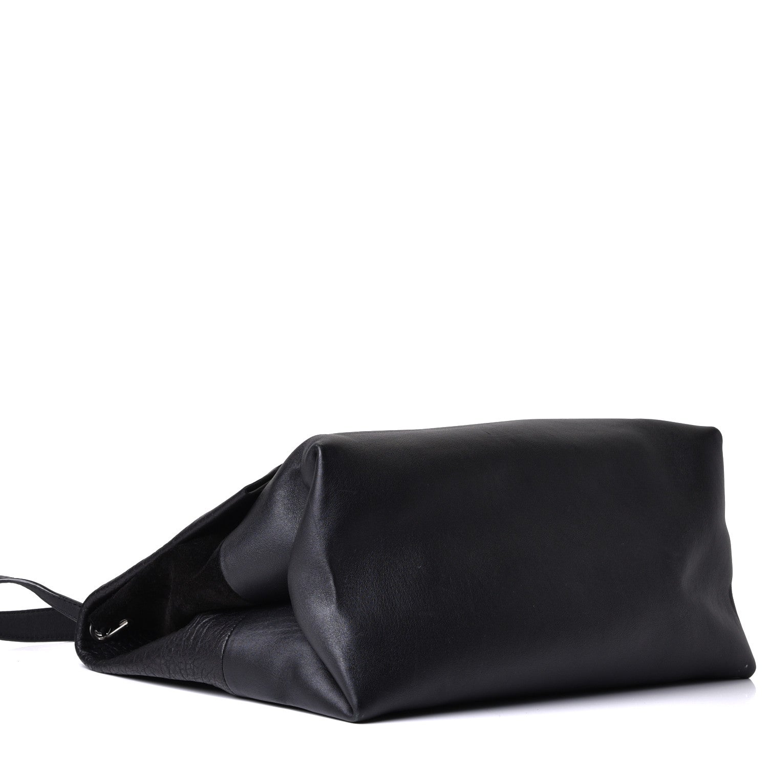 Celine Shrunken Lambskin All Soft Shoulder Bag Black 6 of 13