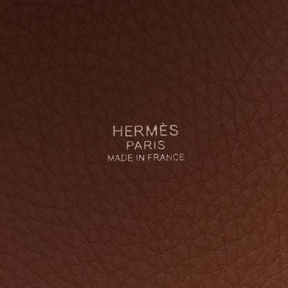 Hermes Taurillon Clemence Picotin Lock 22 MM Gold 6 of 10