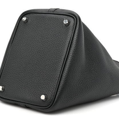 Hermes Taurillon Clemence Picotin Lock 18 PM Black 9 of 10