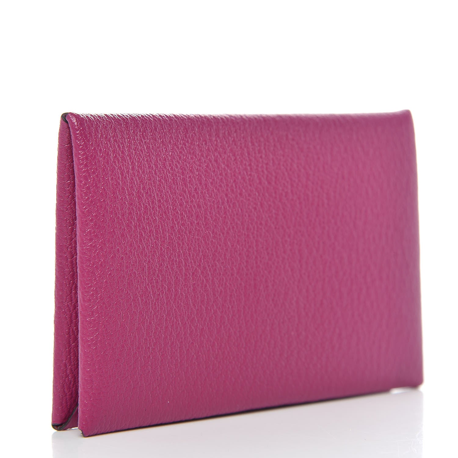 Hermes Chevre Mysore Calvi Card Case Rose Pourpre 3 of 7