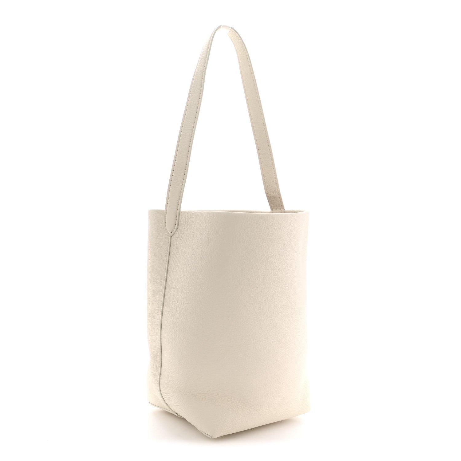 the row パークトート ミディアム ホワイト The Row Grained Calfskin Medium N/S Park Tote Ivory 1879216
