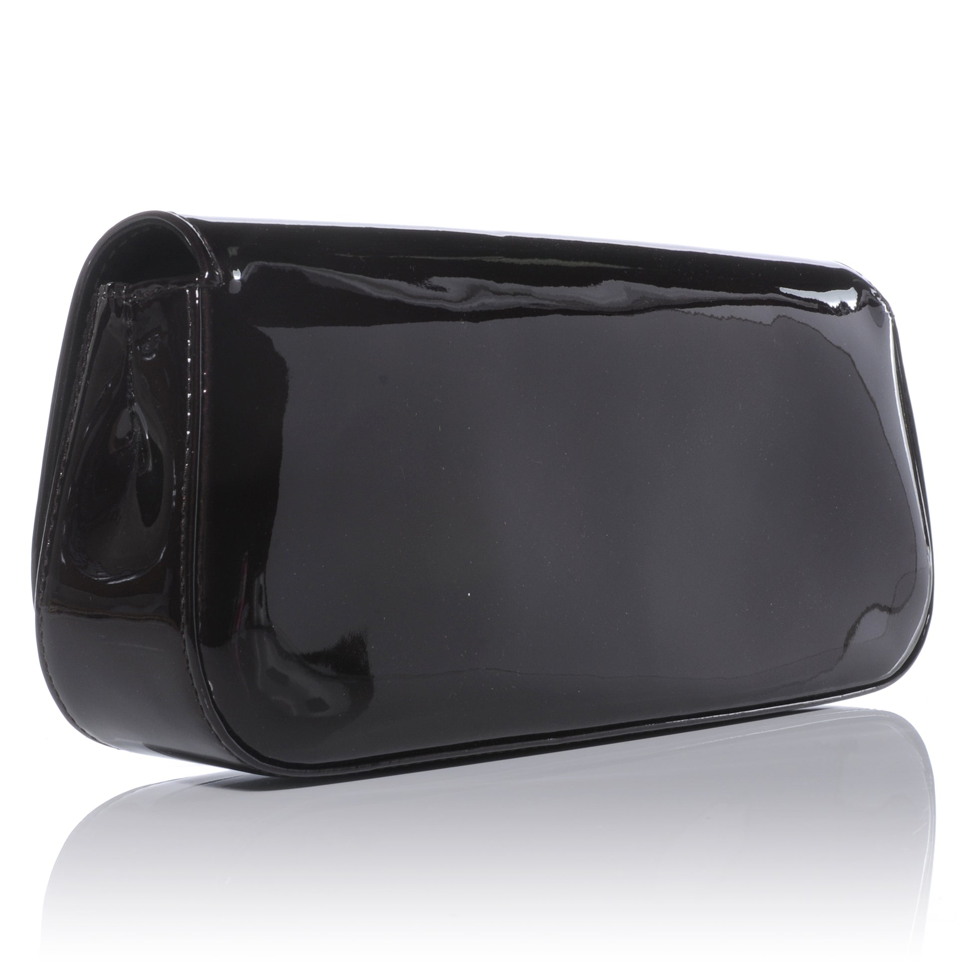 Louis Vuitton Patent Sobe Clutch Amarante 3 of 7