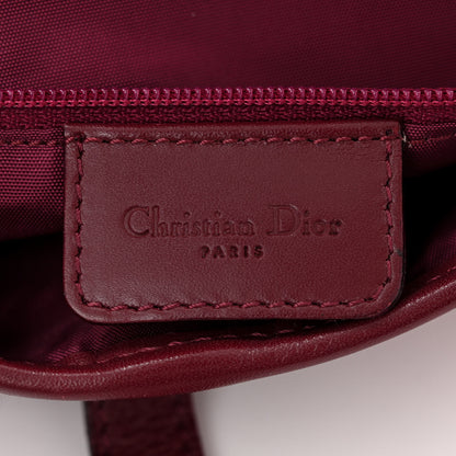 Christian Dior Monogram Double Saddle Bag Burgundy 6 of 10