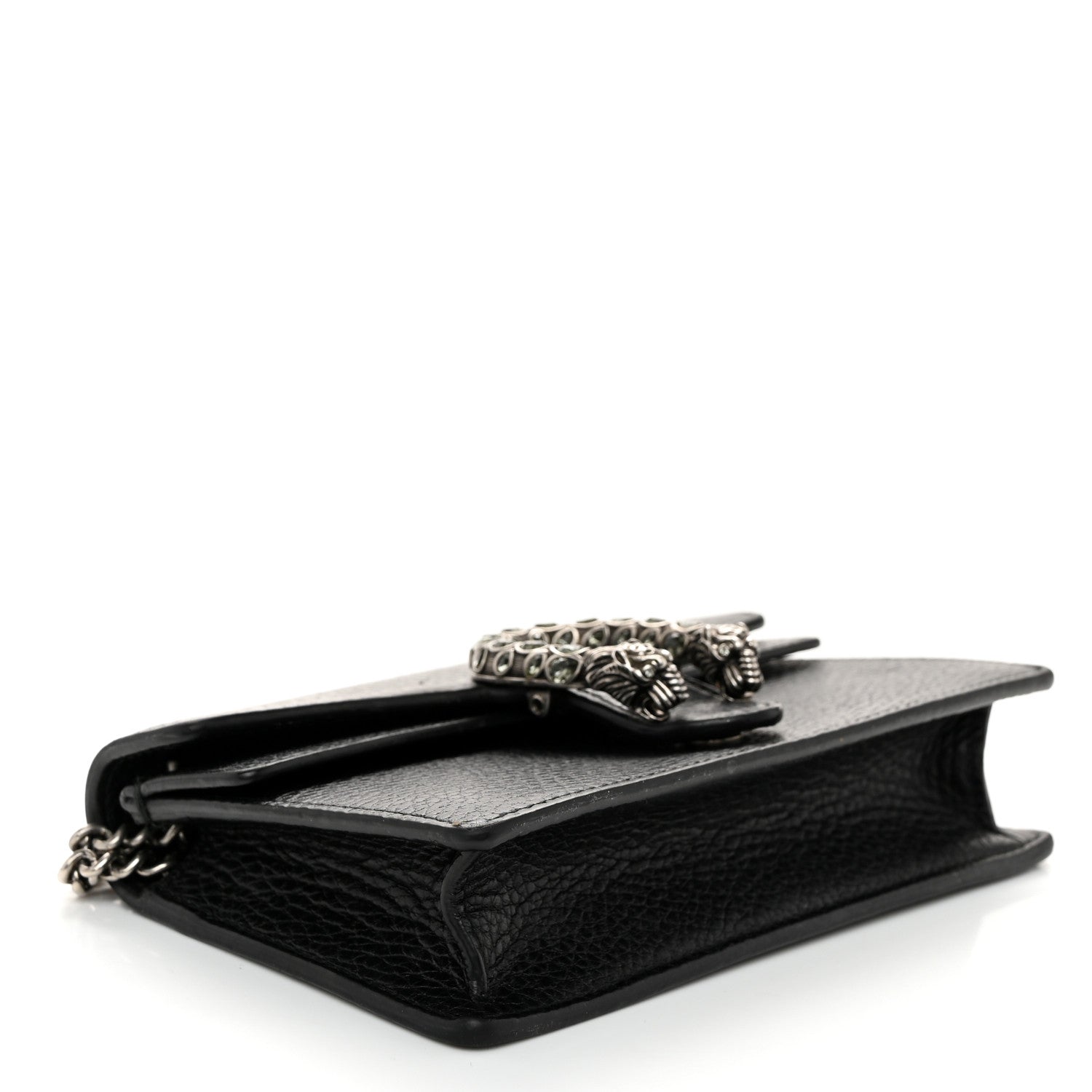 Gucci Calfskin Super Mini Dionysus Shoulder Bag Black 4 of 10