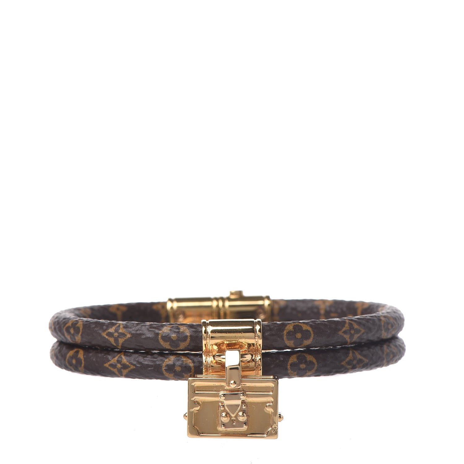 Louis Vuitton Monogram Petit Malle Bracelet 17 1 of 5