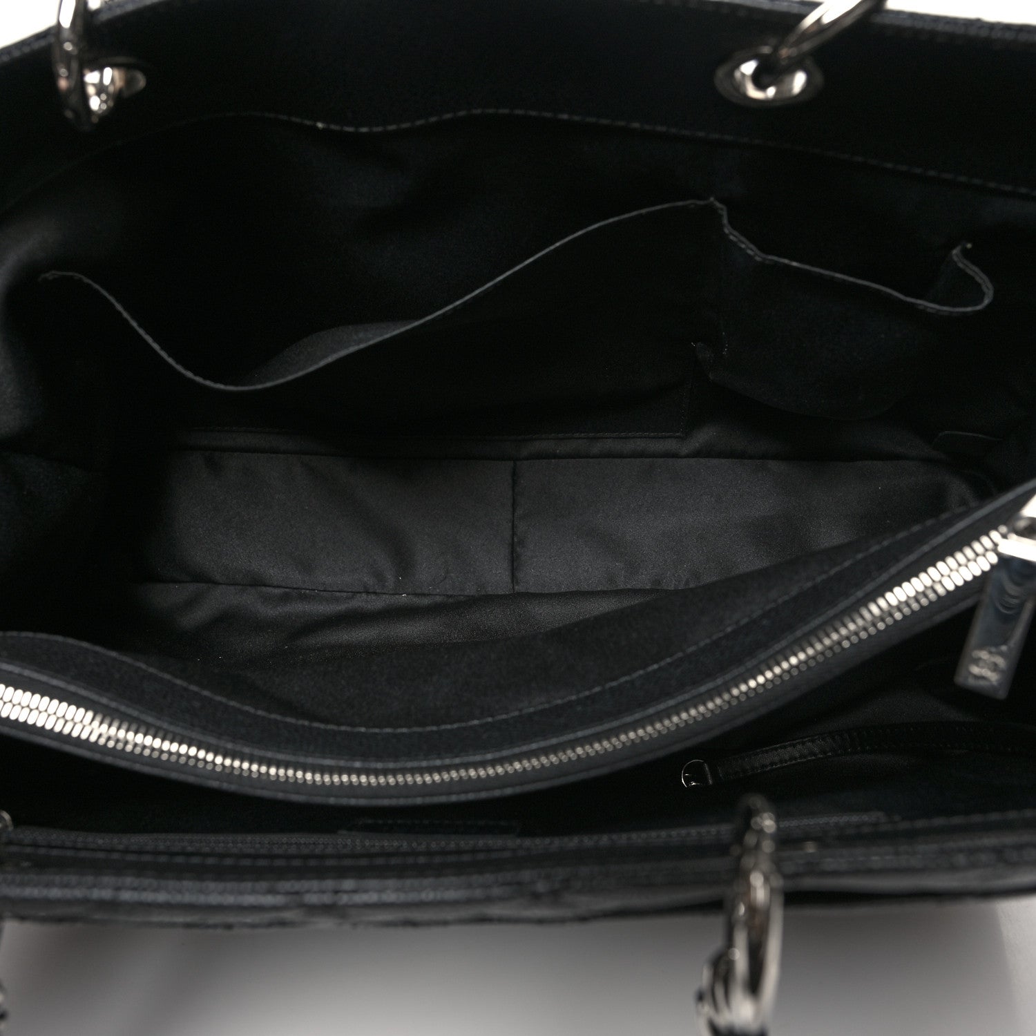 Chanel Caviar Quilted XL Grand Shopping Tote GST Black 5 of 11
