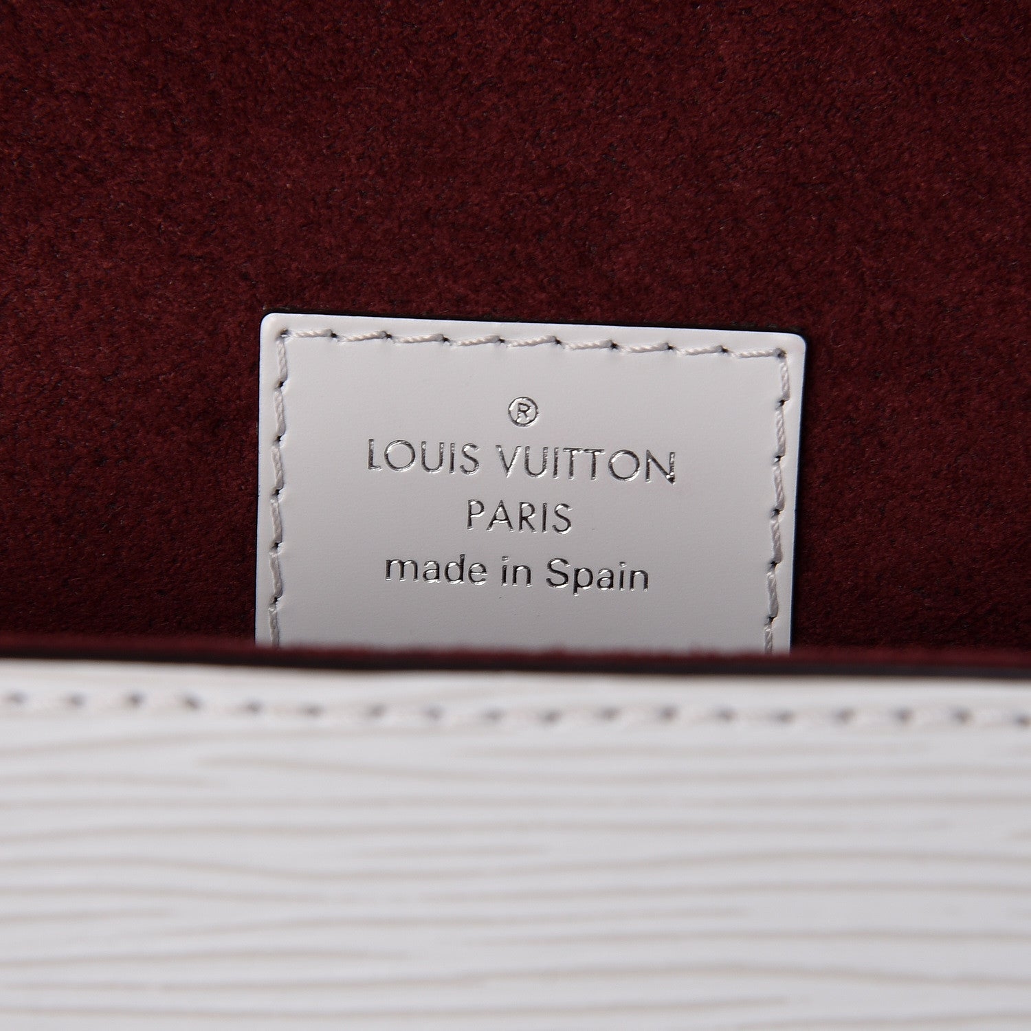 Louis Vuitton Epi Grenelle MM White 6 of 14