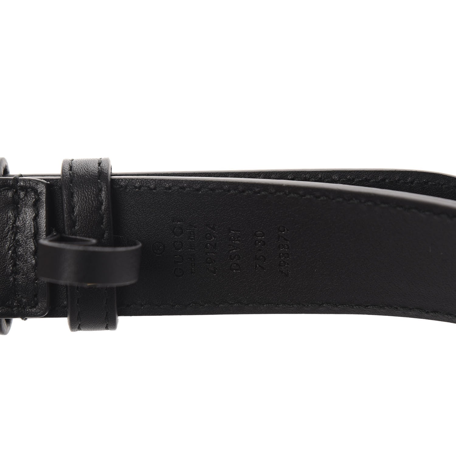 Gucci Calfskin Matelasse GG Marmont Belt Bag 75 30 Black 10 of 11