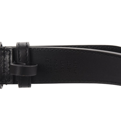 Gucci Calfskin Matelasse GG Marmont Belt Bag 75 30 Black 10 of 11