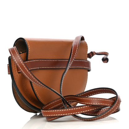 Loewe Grained Calfskin Mini Gate Crossbody Bag Caramel Pecan 3 of 16