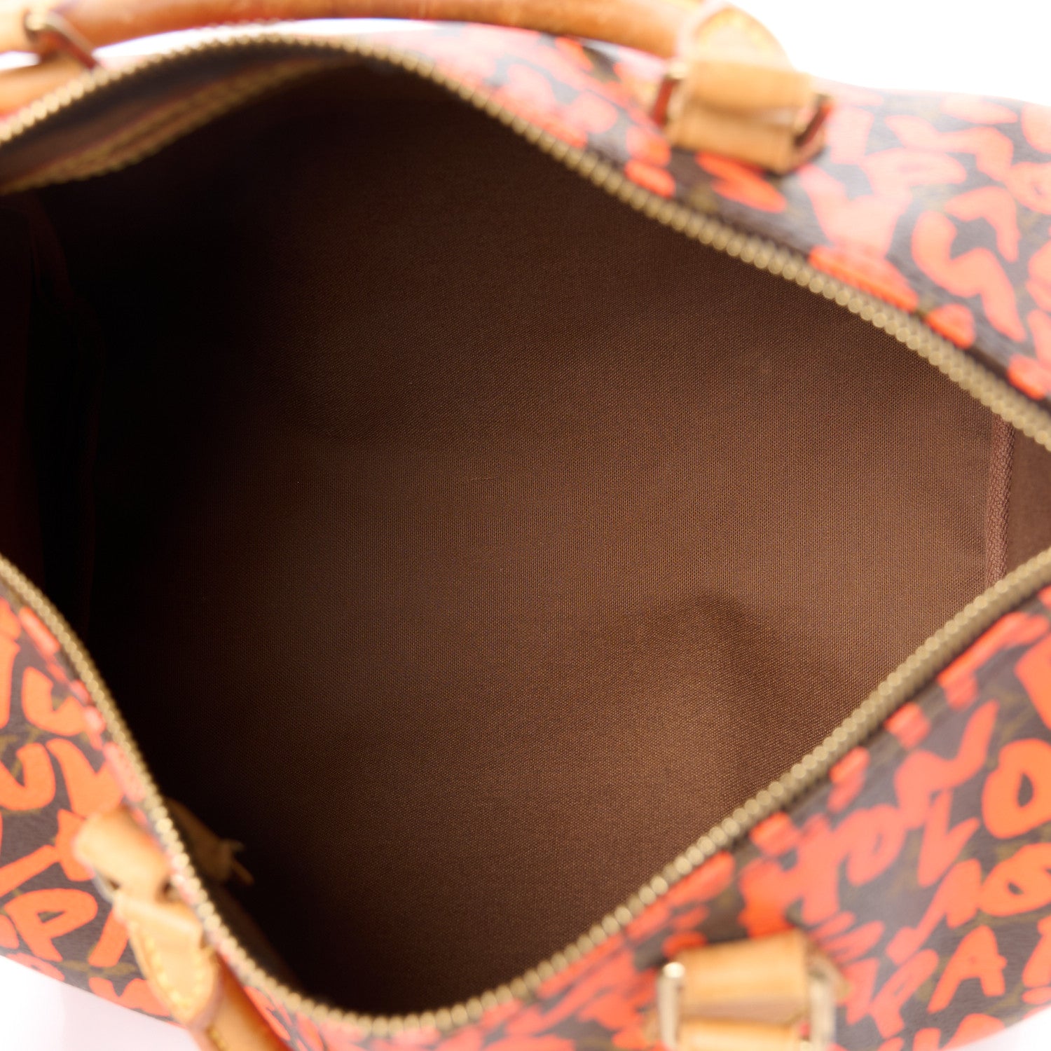 Louis Vuitton Monogram Graffiti Speedy 30 Orange 5 of 11